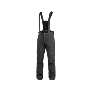 CANIS CXS TRENTON kalhoty zimní softshell pánské černé