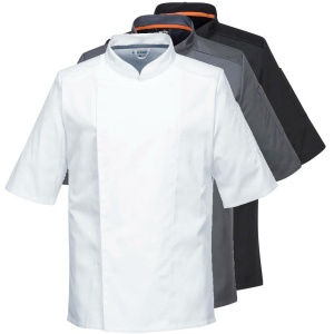 Kuchařský rondon s krátkým rukávem se síťkou Portwest Meshair Pro C738