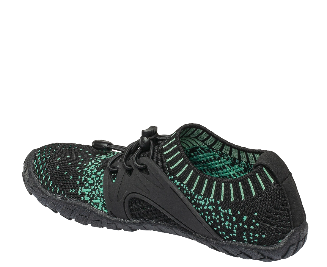 BENNON BOSKY Junior Dětské barefoot boty tyrkysovo-černé vnitřní strana od paty