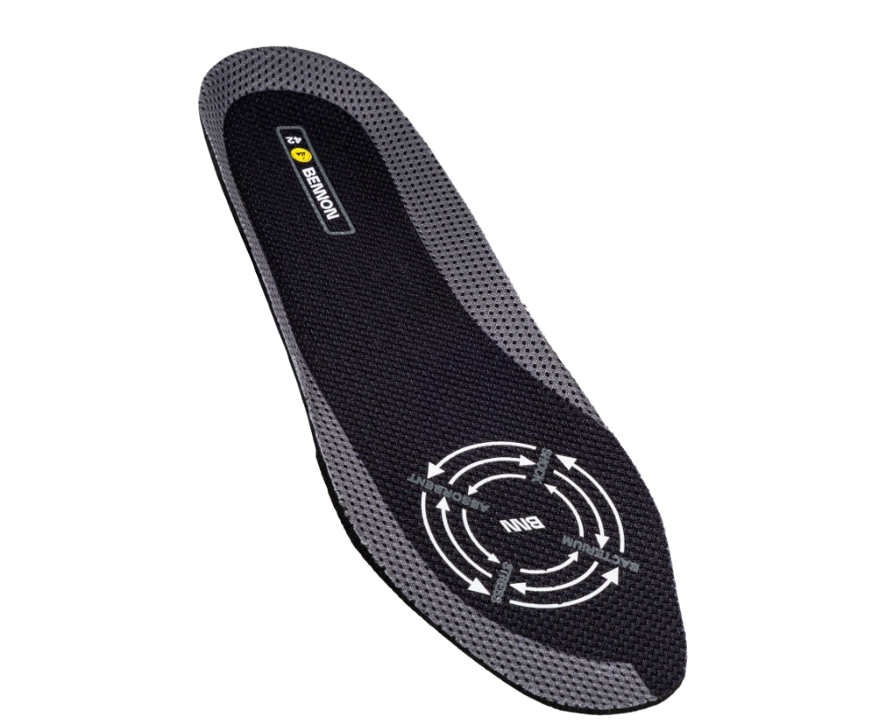 BENNON ABSORBA XTR ESD Grey Insole vložky do pracovních bot antibakteriální stélka