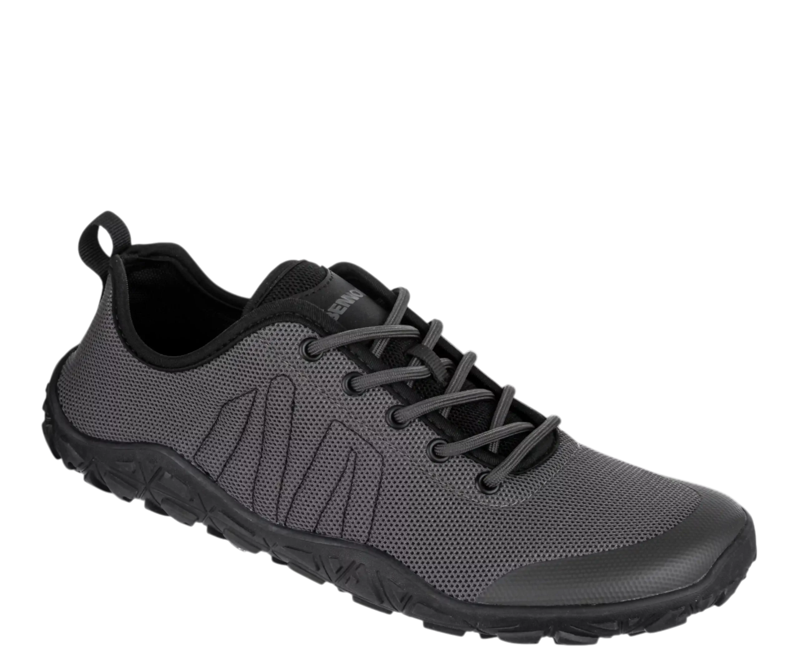 BENNON BAREFOOT BREEZE GREY – Lehká barefoot obuv šedá pohled z boku