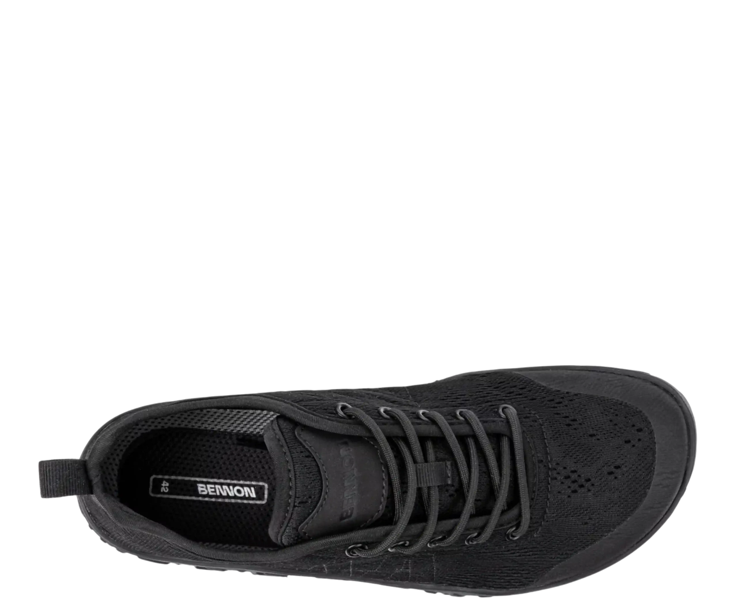 BENNON BAREFOOT RIVA BLACK Barefoot obuv černá pohled shora
