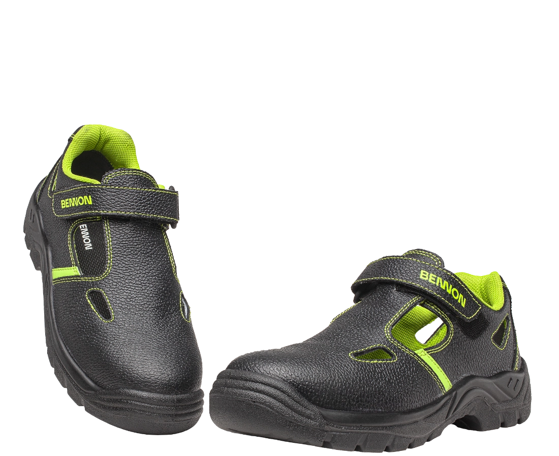 Pracovní sandály BENNON BASIC O1 černé prodyšné a pohodlné