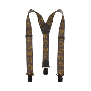 BENNON BENNONKY BEER BRACES BLACK/YELLOW - Šle pánské černo-žluté