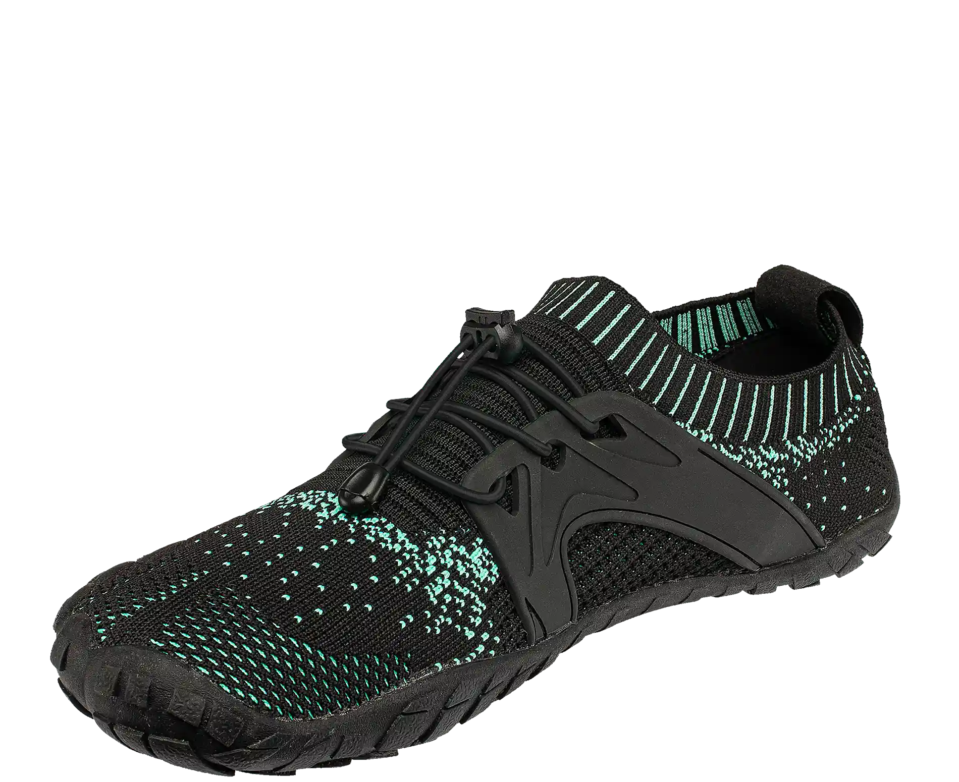 BENNON BOSKY TRG-BLACK Barefoot obuv tyrkysovo-černá boční vnitřní pohled