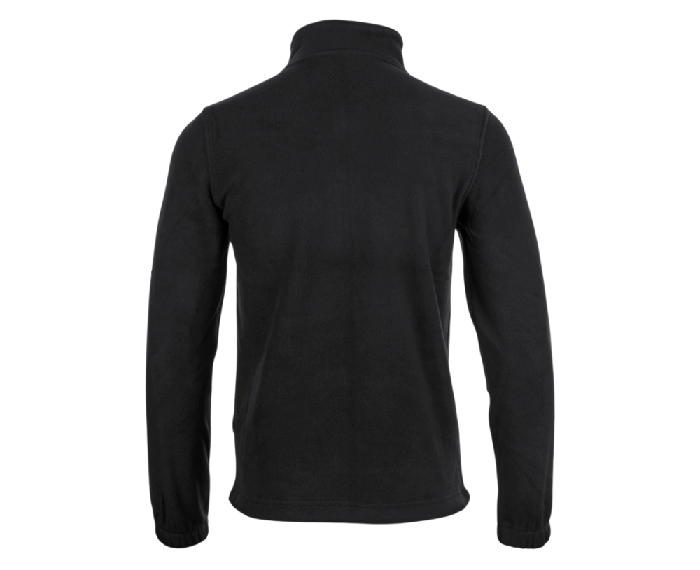 BENNON FLEECE SWEATSHIRT BLACK Fleecová mikina na zip pánská černá ze zadu