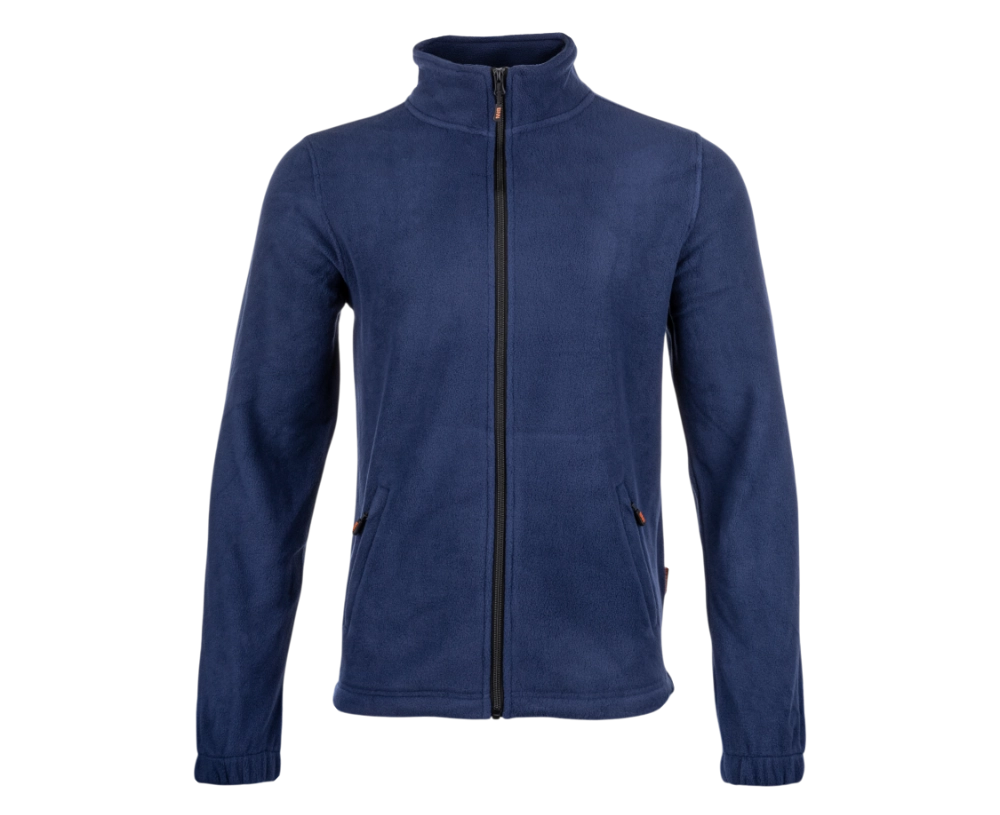 BENNON FLEECE SWEATSHIRT DARK BLUE fleecová mikina na zip pánská modrá