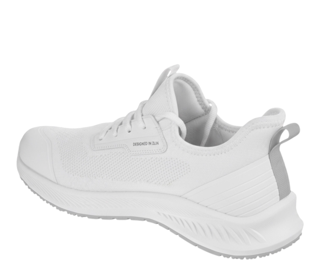 BENNON MOVA ULTRA O1 ESD NM WHITE LOW lehká pracovní obuv bílá vnítřní strana pata