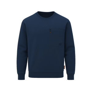 BENNON SELENA SWEATSHIRT BLUE - Pánská mikina bez kapuce modrá