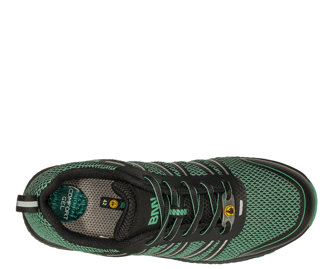 BENNON VECTRA O1 ESD NM LOW pracovní obuv tyrkysovo černá shora