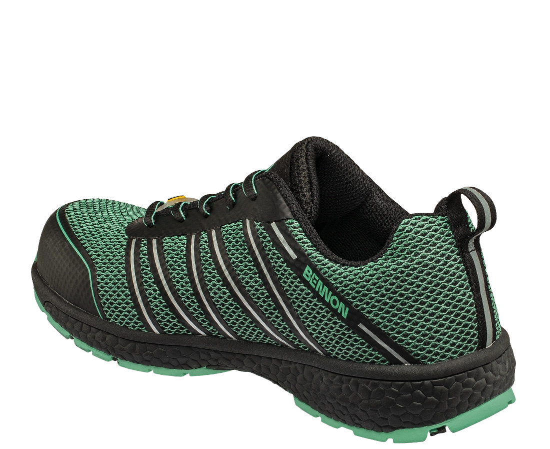 BENNON VECTRA O1 ESD NM LOW pracovní obuv tyrkysovo černá vnitřní pata