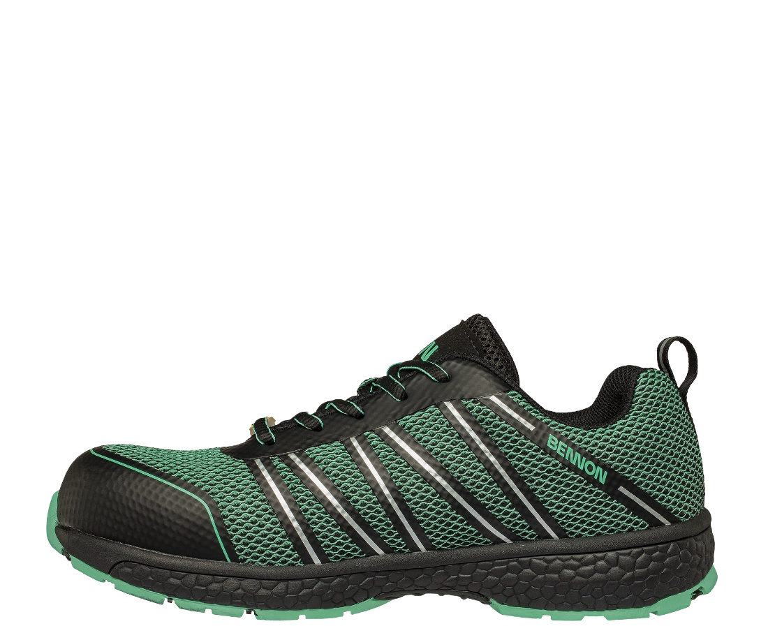 BENNON VECTRA O1 ESD NM LOW pracovní obuv tyrkysovo černá vnitřní profil