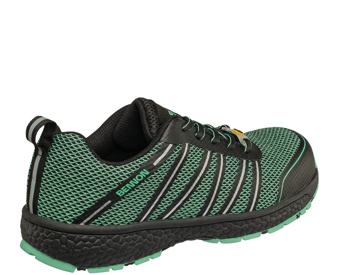 BENNON VECTRA O1 ESD NM LOW pracovní obuv tyrkysovo černá vnější pata