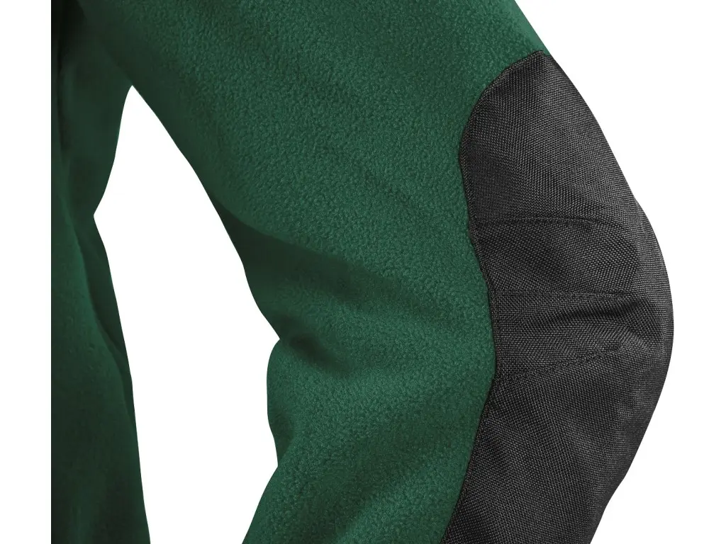 Canis CXS 4ENVI SOLIS Pánská fleecová mikina zeleno-černá loket