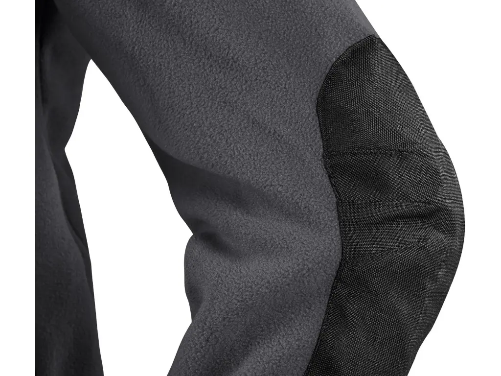 Canis CXS 4ENVI SOLIS - Pánská fleecová mikina šedo-černá loket