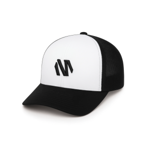 UMBRA CAP BLACK/WHITE Kšiltovka černo bílá síťovaná ze předu