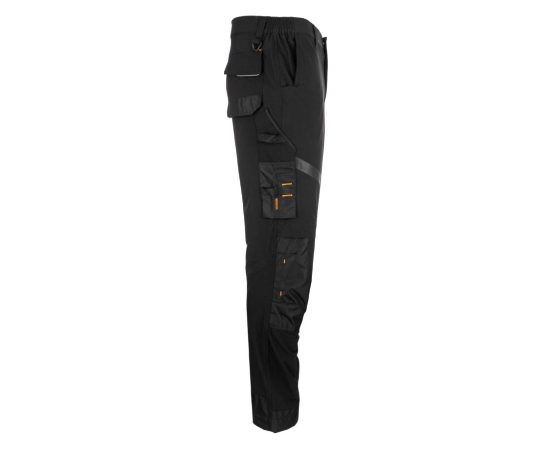 Strečové pracovní kalhoty Bennon Argon černo šedé pravý bok
