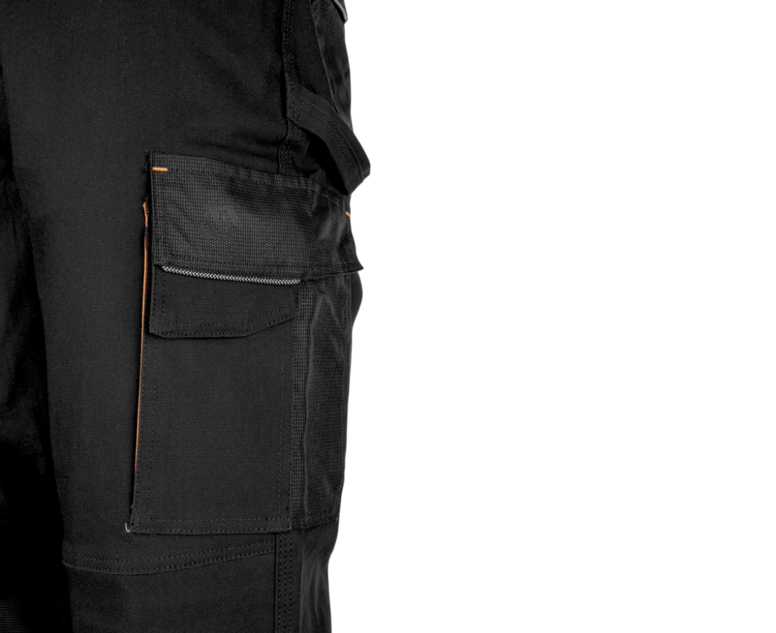BENNON HERKON pracovní kalhoty černé kapsa