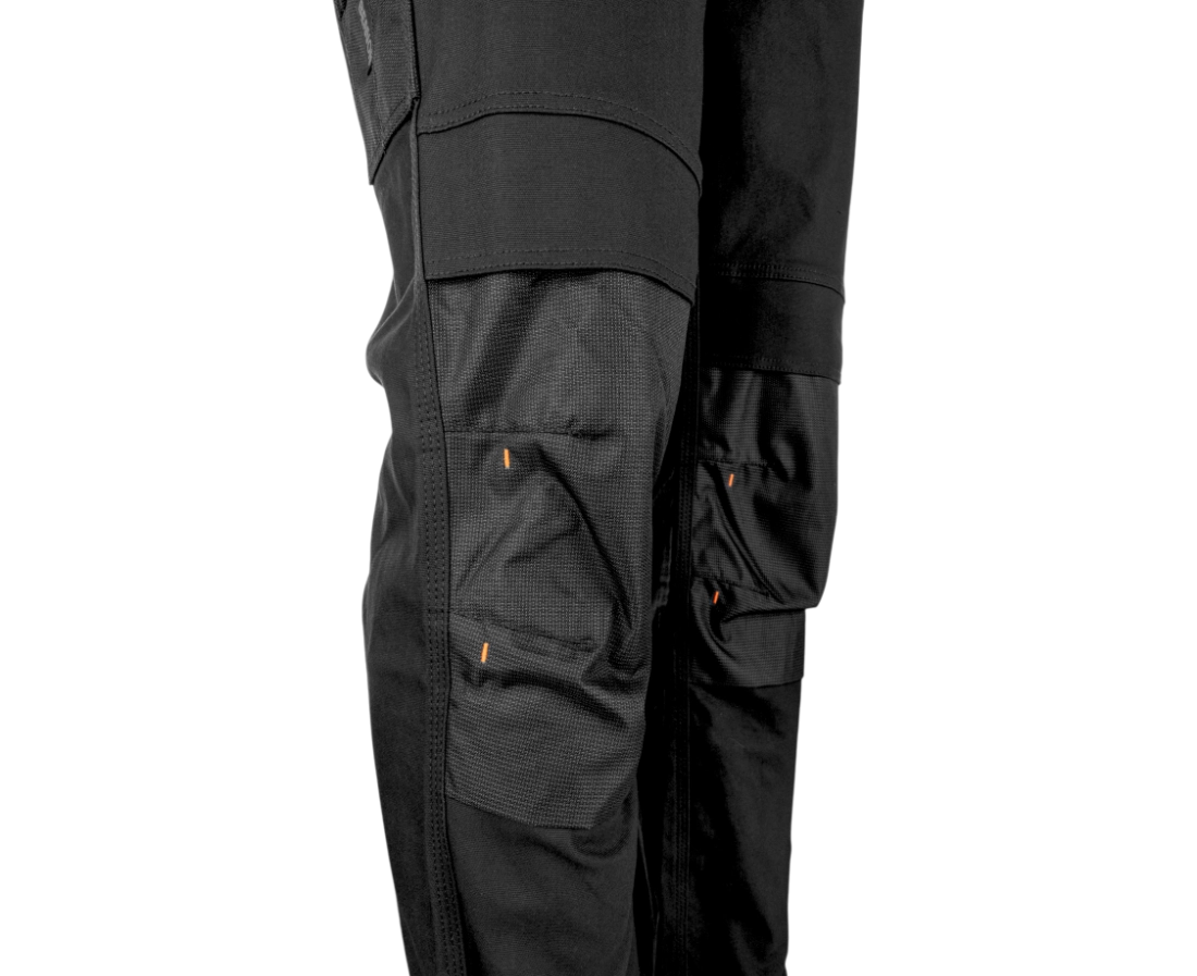 BENNON HERKON pracovní kalhoty černé kolena