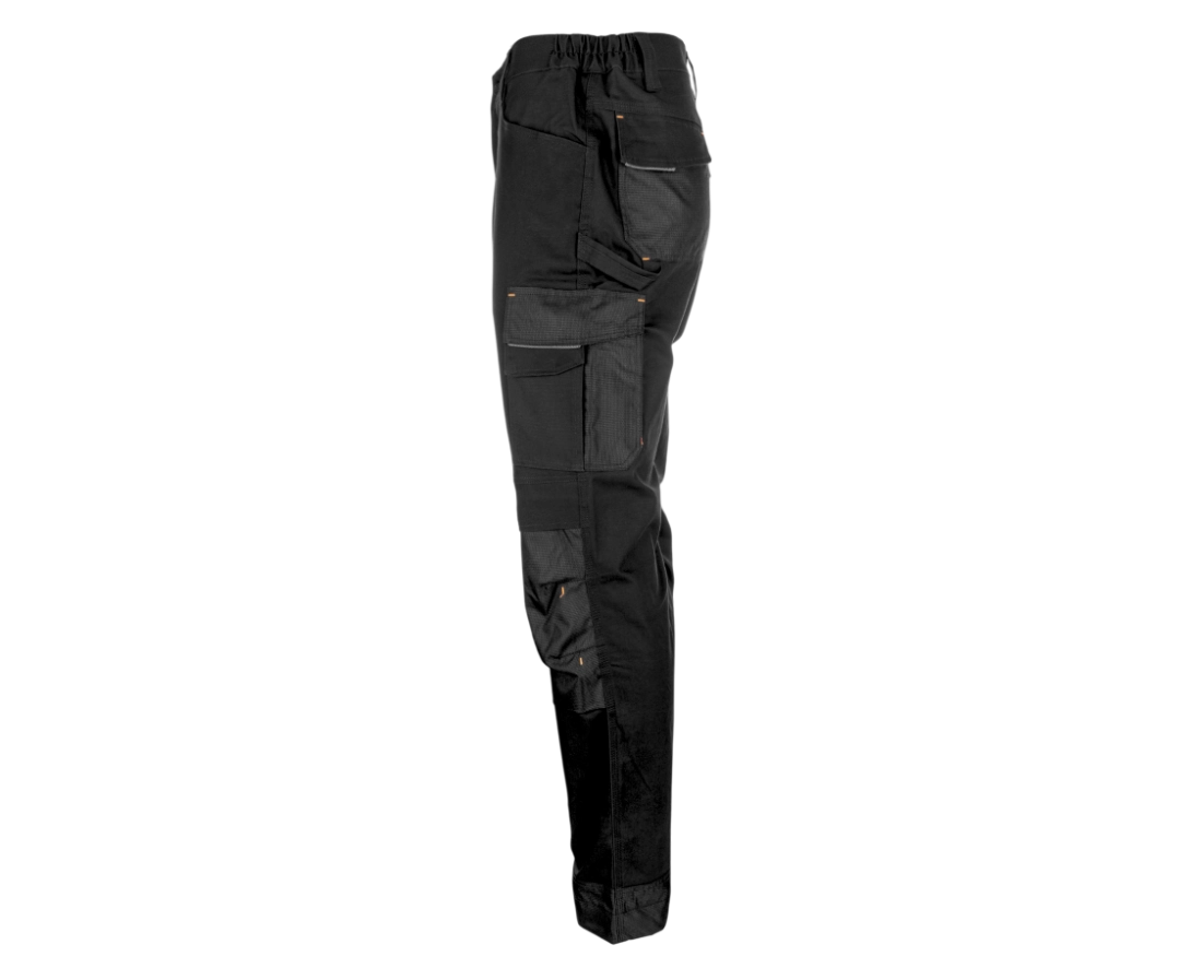 BENNON HERKON pracovní kalhoty černé levý bok