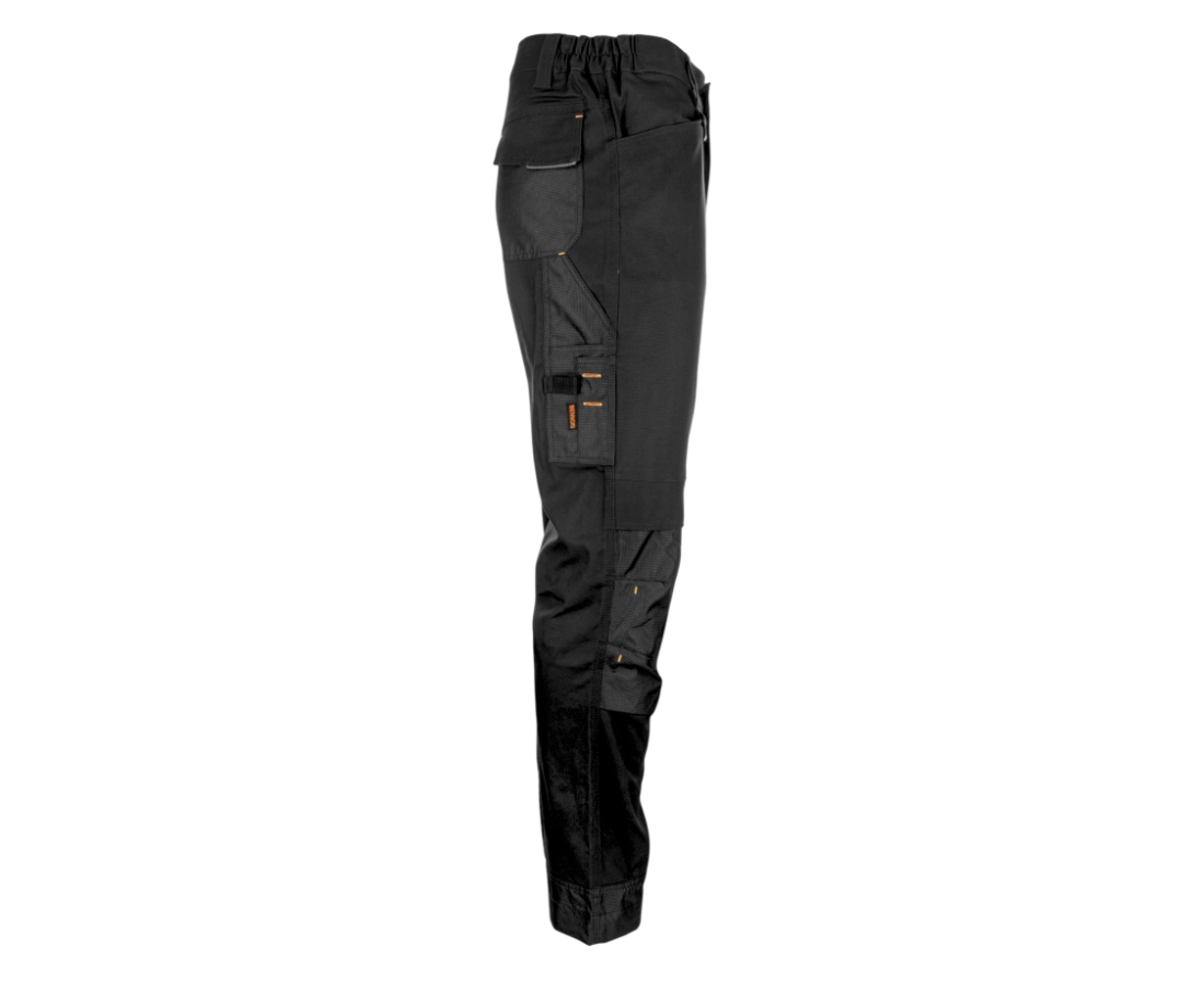 BENNON HERKON pracovní kalhoty černé pravý bok