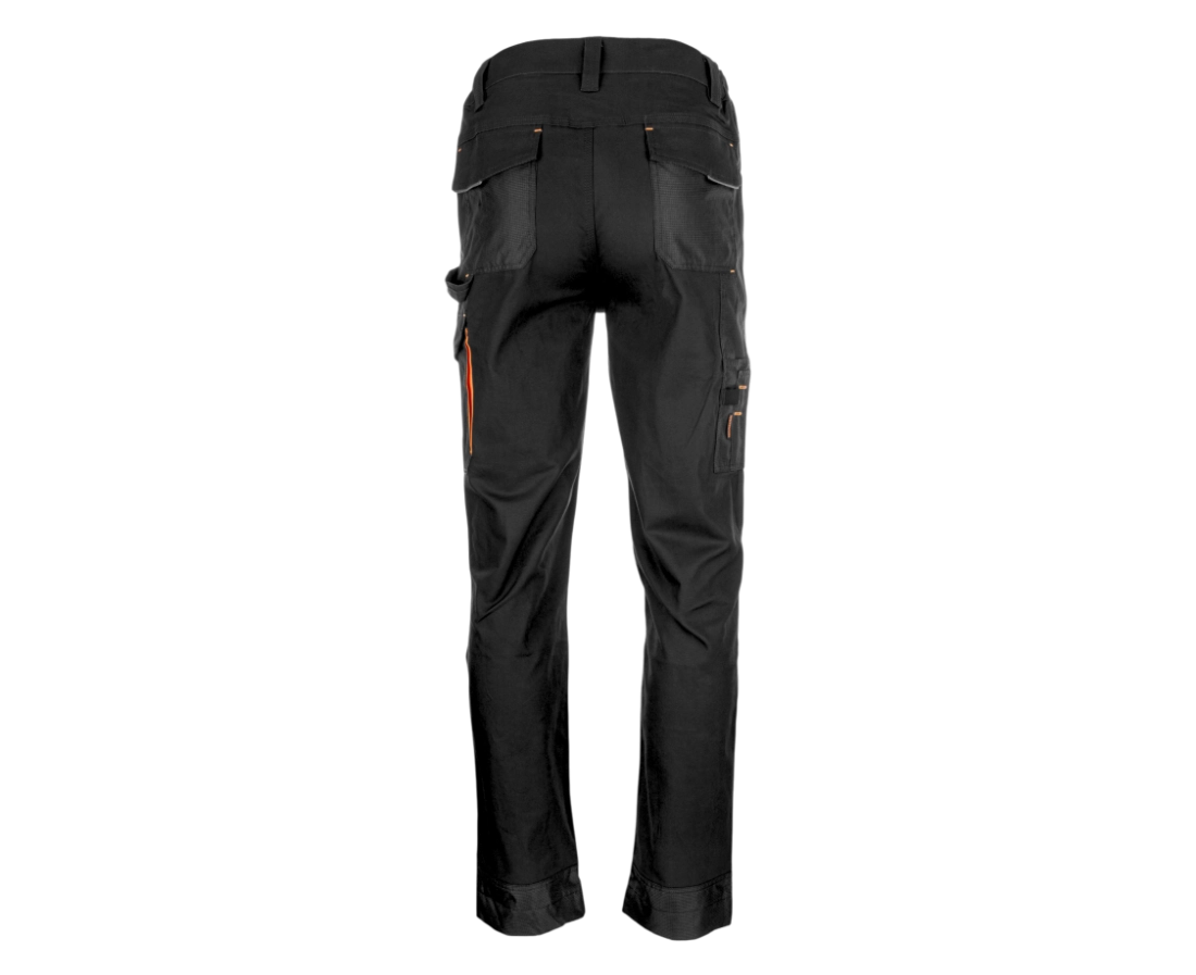 BENNON HERKON pracovní kalhoty černé ze zadu