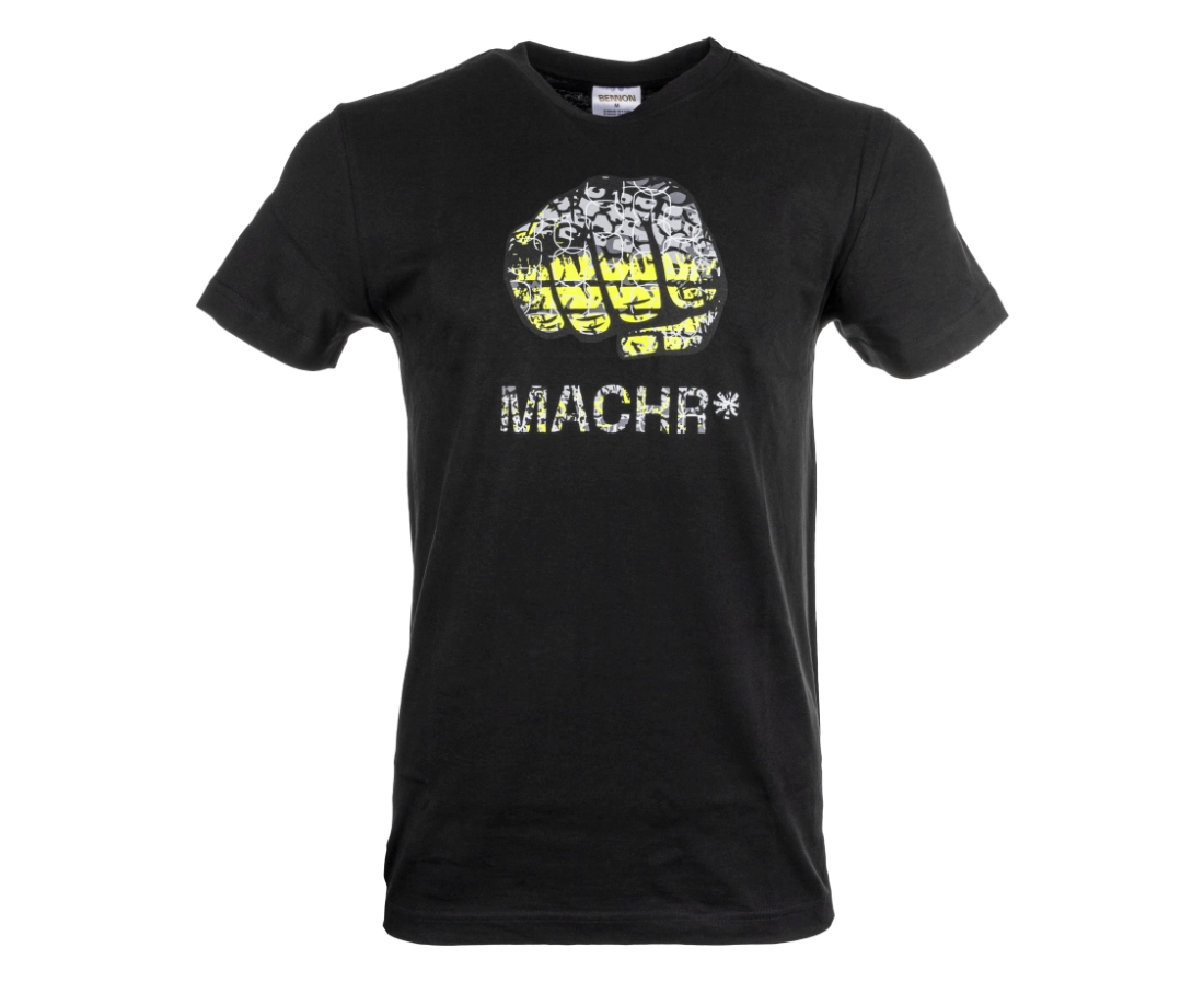 Dámské bavlněné třičko Bennon PREDATOR LADY T-shirt black/green, černé s krátkým rukávem