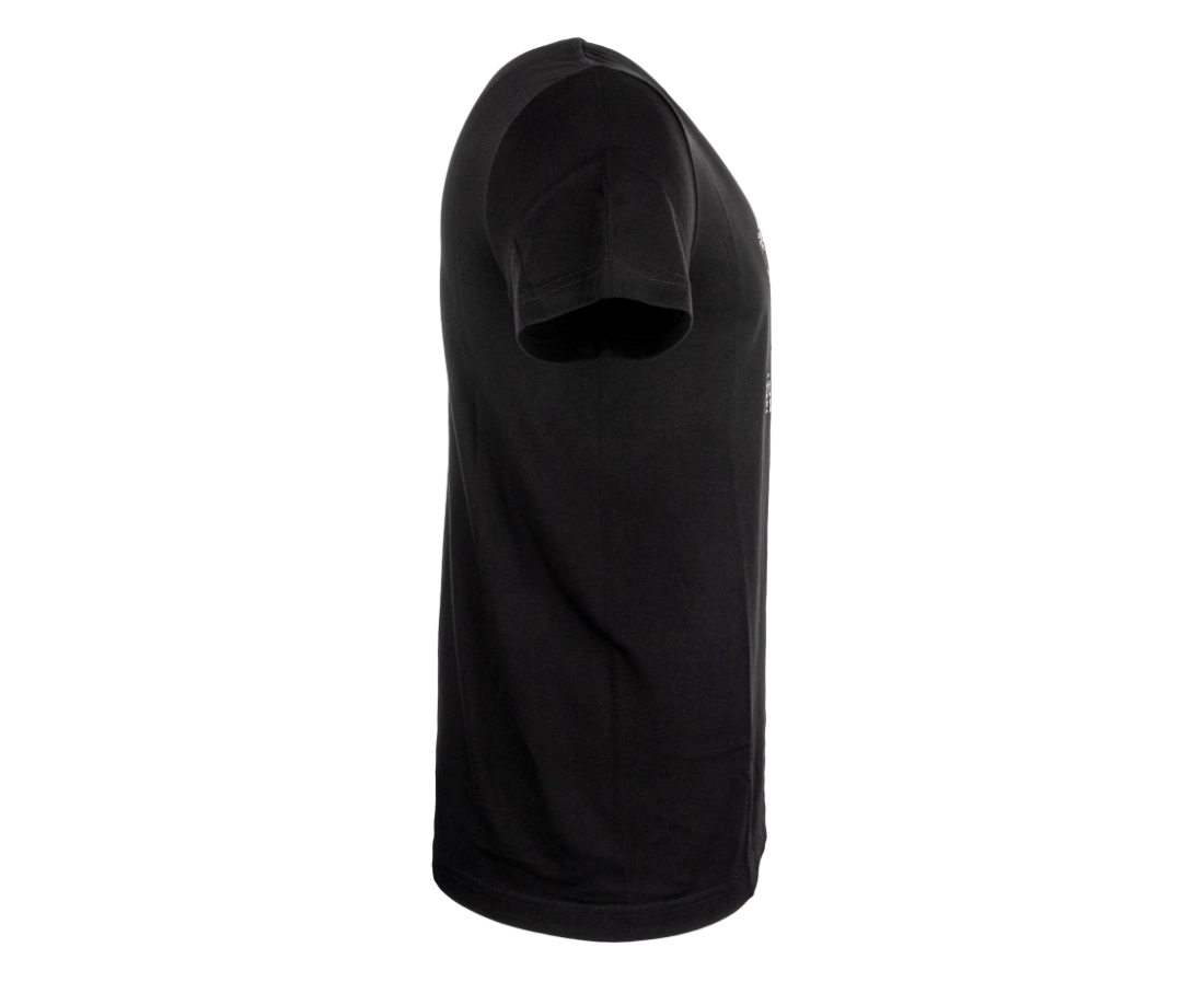 Bennon PREDATOR T-SHIRT BLACK/GREEN Pánské bavlněné tričko s potiskem Machr pravý bok