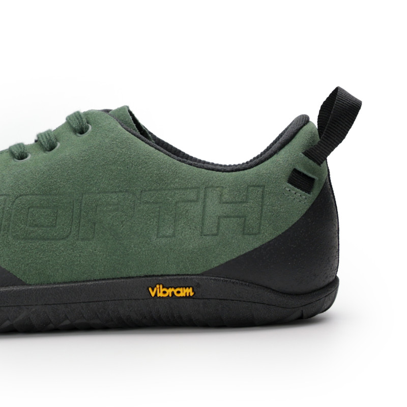 NORTHFINDER VIBRAM® XSTREK EVO DORJE pánské zelená barefoot turistická obuv pata