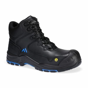 Kotníková kompozitní obuv Portwest Apex Mid Boot ESD HRO SR SC FO FC15 černo modrá