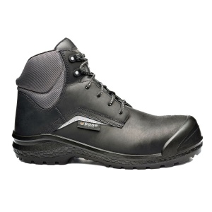 Bezpečnostní kotníková obuv Portwest Base Be Grey Mid S3 CI SRC B0883C černo šedá