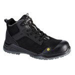 Kompozitní kotníková bota Portwest Girder Mid Boot S3S ESD SR FO FE01 černo šedá