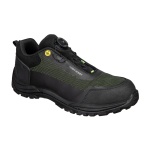 Kompozitní polobotka Portwest Girder Mid Boot S3S ESD SR FO FE05 černo zelená
