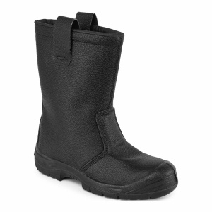 Bezpečnostní poloholeňová obuv Portwest Steelite Rigger Scuff Cap S3 CI FW29 černá