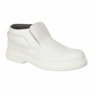 Bezpečnostní kotníková obuv Portwest Steelite Slip On Safety S2 FW83 bílá