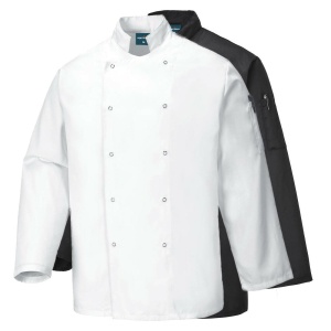 PORTWEST SUFFOLK C833 kuchařský rondon s druky s dlouhým rukávem