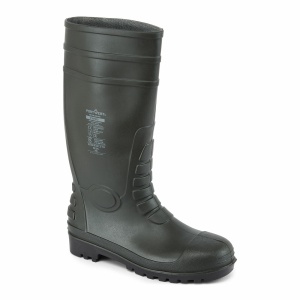 Bezpečnostní holínky Portwest Total Safety Wellington S5 FW95 zelené
