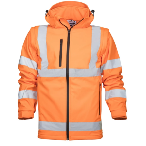 ARDON REF501 Nepromokavá reflexní softshellová bunda 2v1 Hi-Vis oranžová