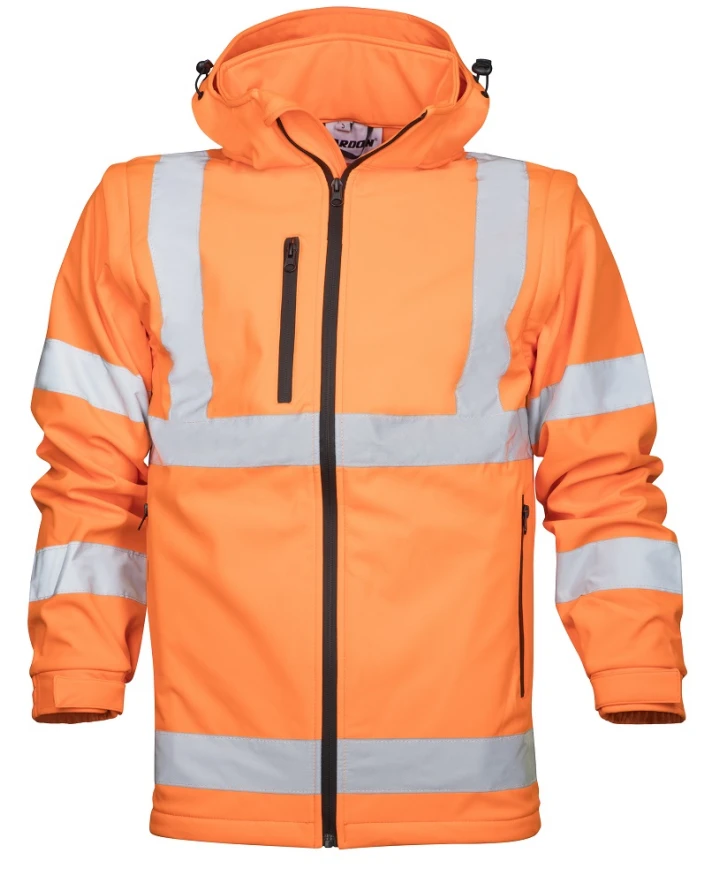 ARDON REF501 Nepromokavá reflexní softshellová bunda 2v1 Hi-Vis oranžová