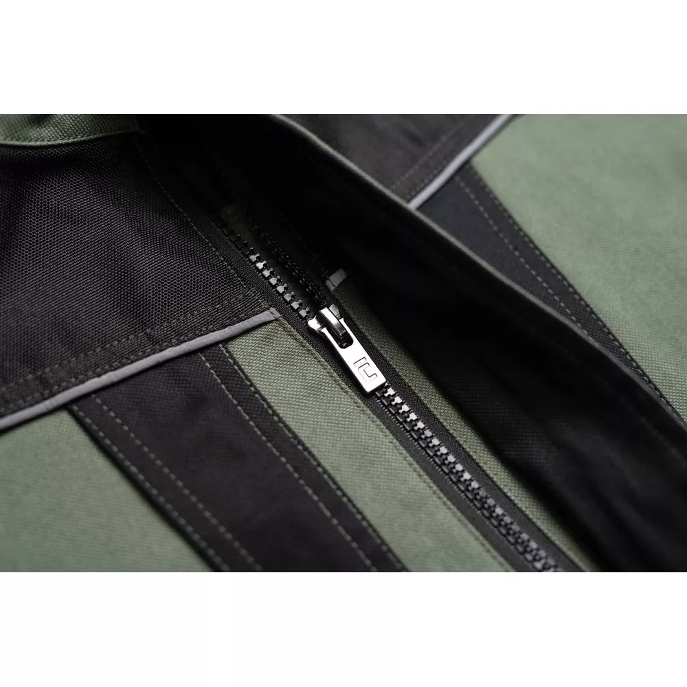 Pružná pracovní bunda ČERVA STIRLING STRETCH s praktickými kapsami, zelená
