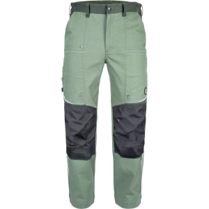Lehké pracovní kalhoty ČERVA STIRLING STRETCH pánské outdoor kalhoty zelené