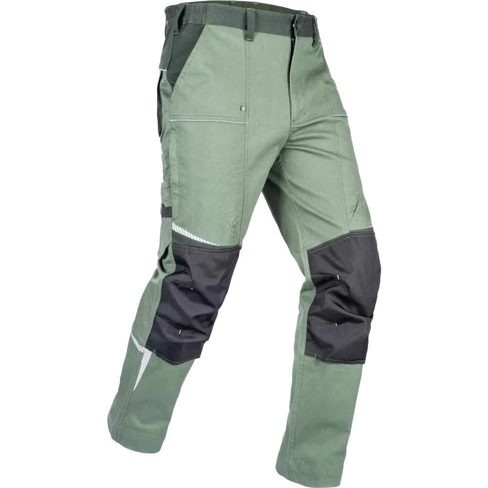 Lehké pracovní kalhoty ČERVA STIRLING STRETCH pánské outdoor kalhoty zelené