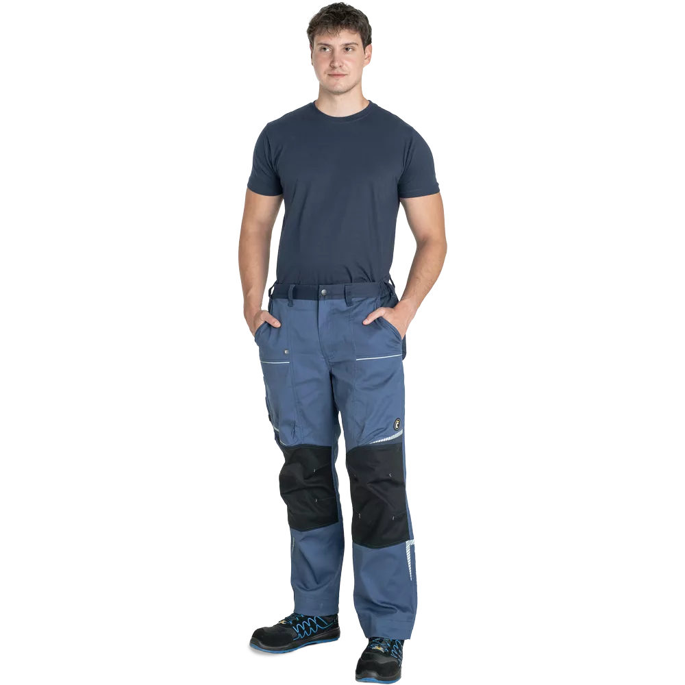 Strečové montérky ČERVA STIRLING STRETCH pánské outdoorové kalhoty modré
