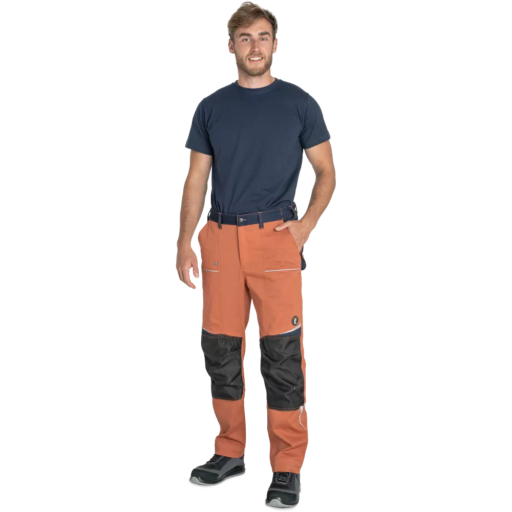 Strečové montérky ČERVA STIRLING STRETCH pánské outdoorové kalhoty červené