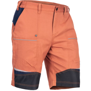 Outdoor kraťasy ČERVA STIRLING STRETCH pánské pracovní stretch šortky oranžové