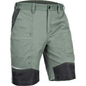 Outdoor kraťasy ČERVA STIRLING STRETCH pánské pracovní stretch šortky zelené