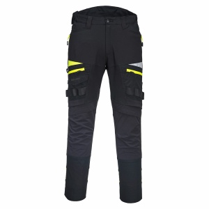 Strečové slim fit montérky DX4 Work DX449 černá