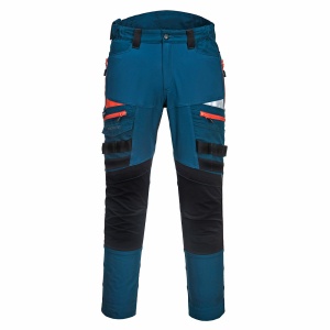 Strečové slim fit montérky DX4 Work DX449 metro modrá