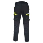 Zkrácené strečové slim fit montérky Portwest DX4 Work DX449 černá