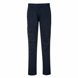 Strečové slim fit kalhoty Portwest KX3 Cargo T801 modrá
